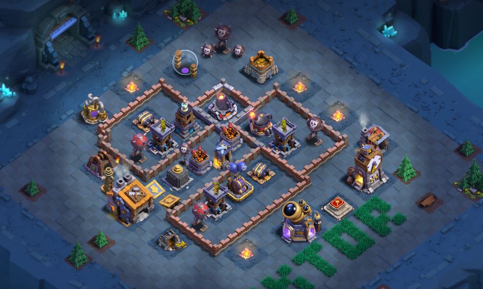 Builder Hall 9 Builder Base layout by User