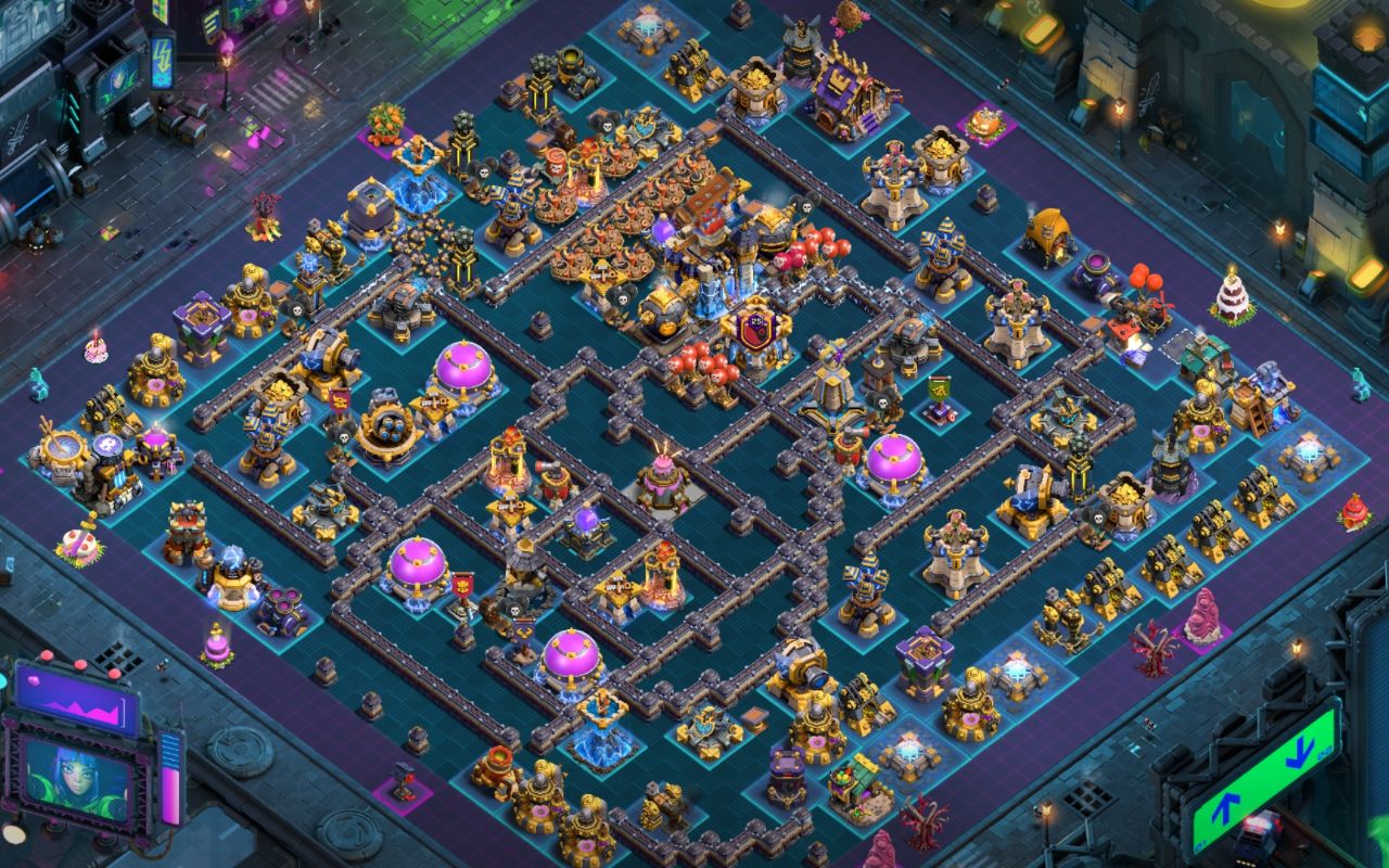 Town Hall 18 Legend Base layout by BH10