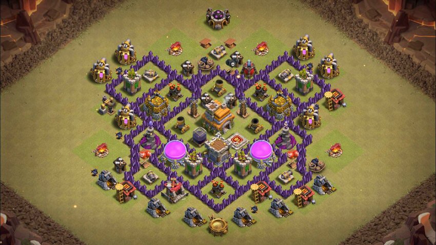 Town Hall 7 War Base layout by TReX