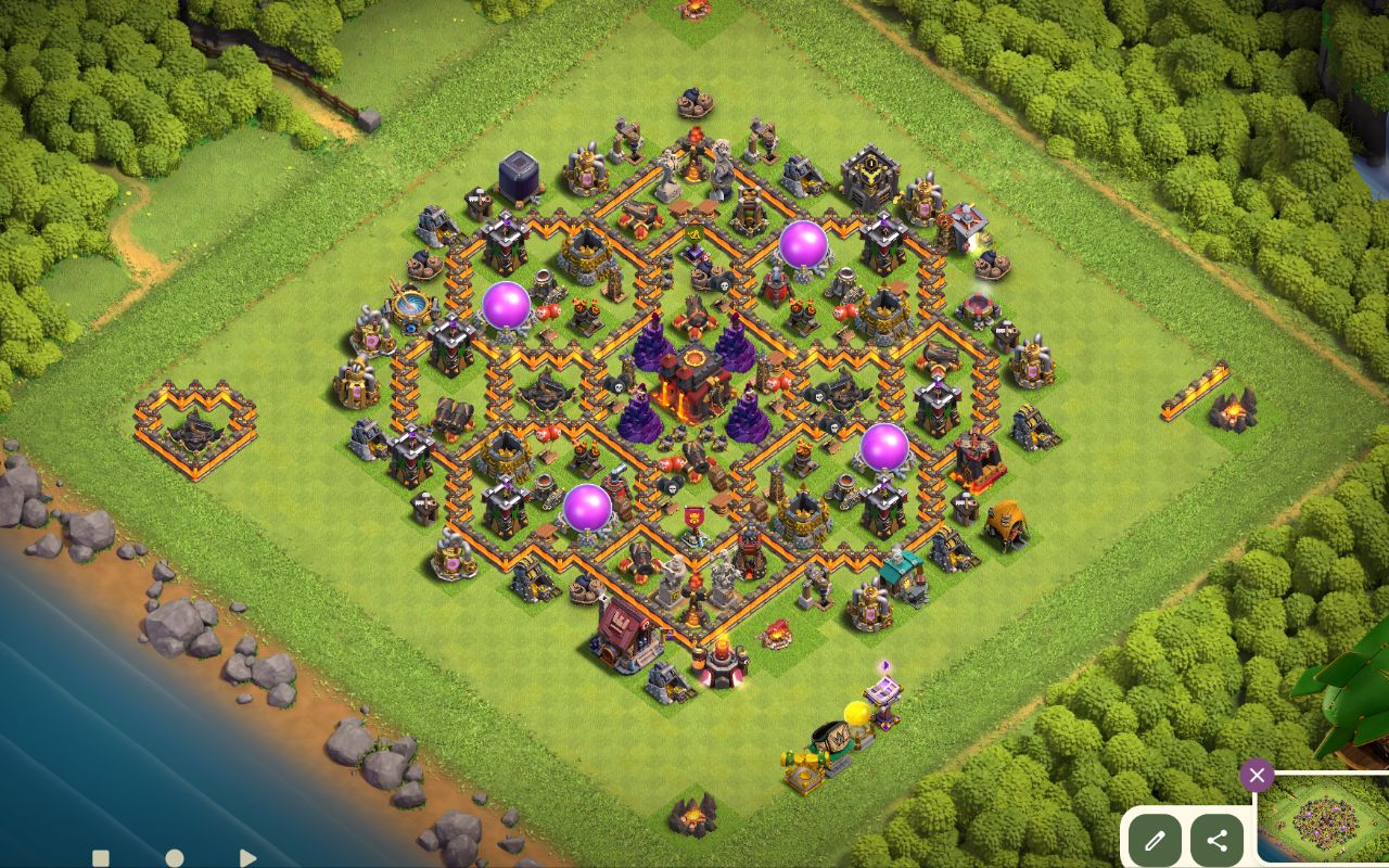 Town Hall 10 CWL Base layout by Golden Koala