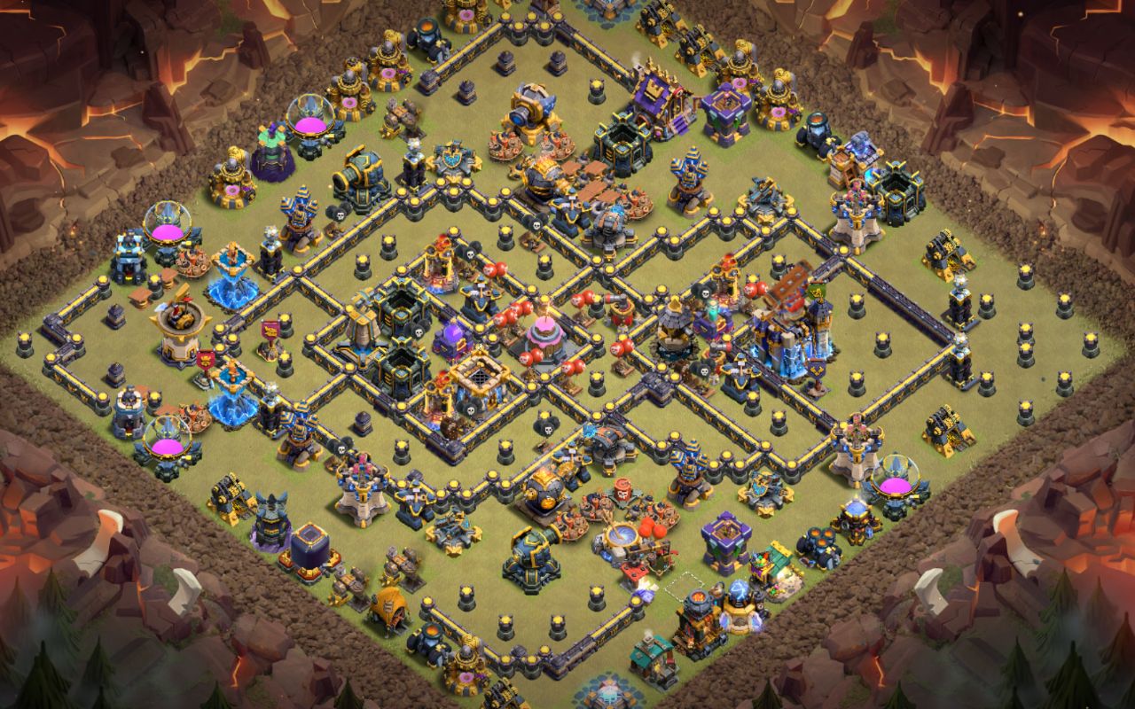 Town Hall 18 Trophy Base layout by BROTHERS ARMY