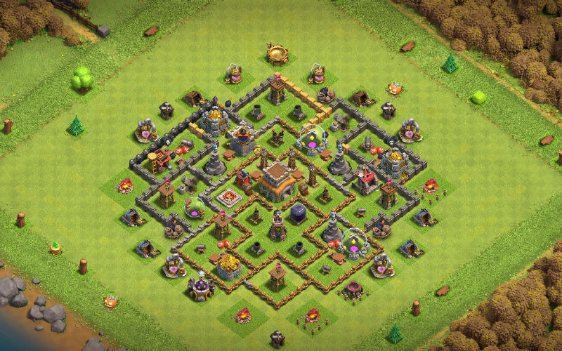 Town Hall 8 Farming Base layout by Burger⚔