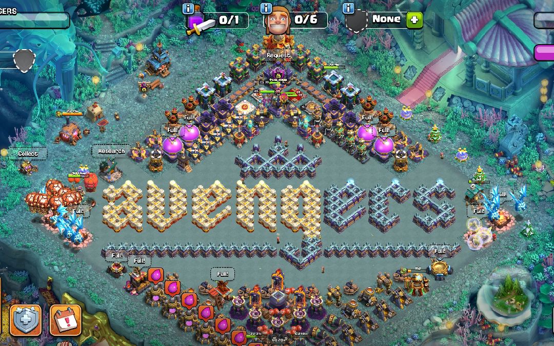 Town Hall 16 Farming Base layout by Aaquib Gaming