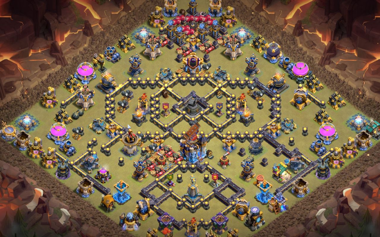 Town Hall 18 War Base layout by Kia_Black