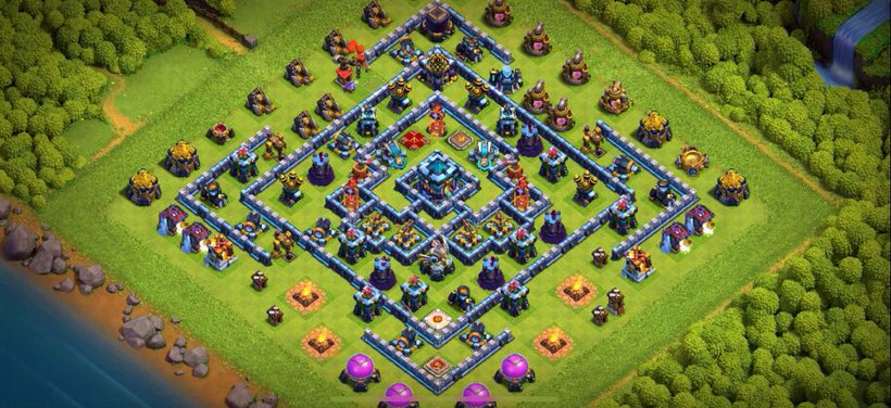 Town Hall 13 Trophy Base layout by TReX