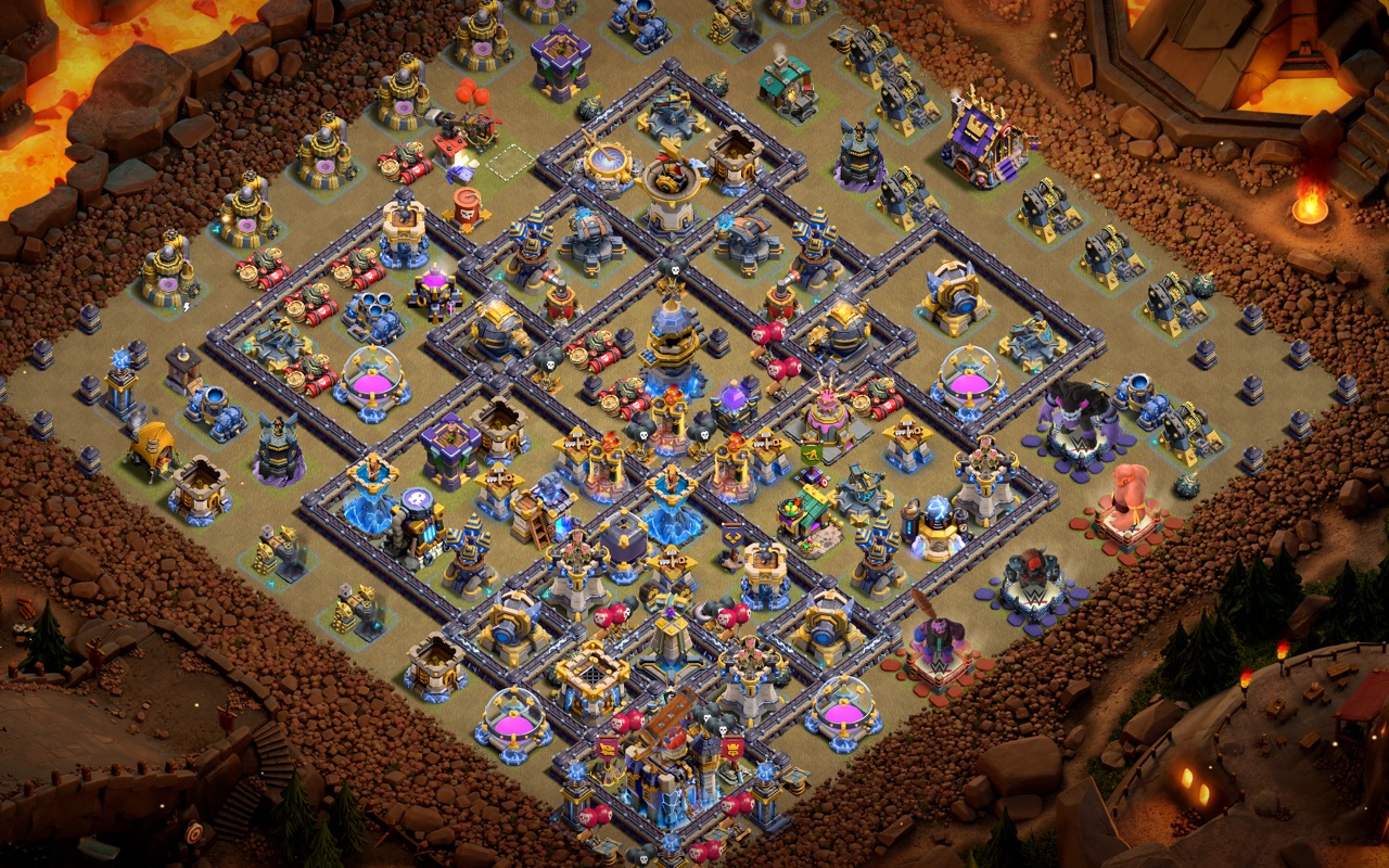 Town Hall 18 War Base layout by Václav’s Bases