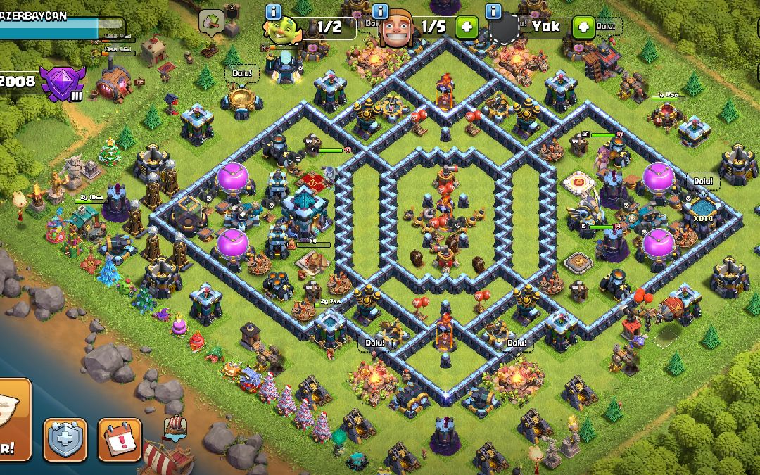 Town Hall 13 Trophy Base layout by h7sey4 hh7sse4