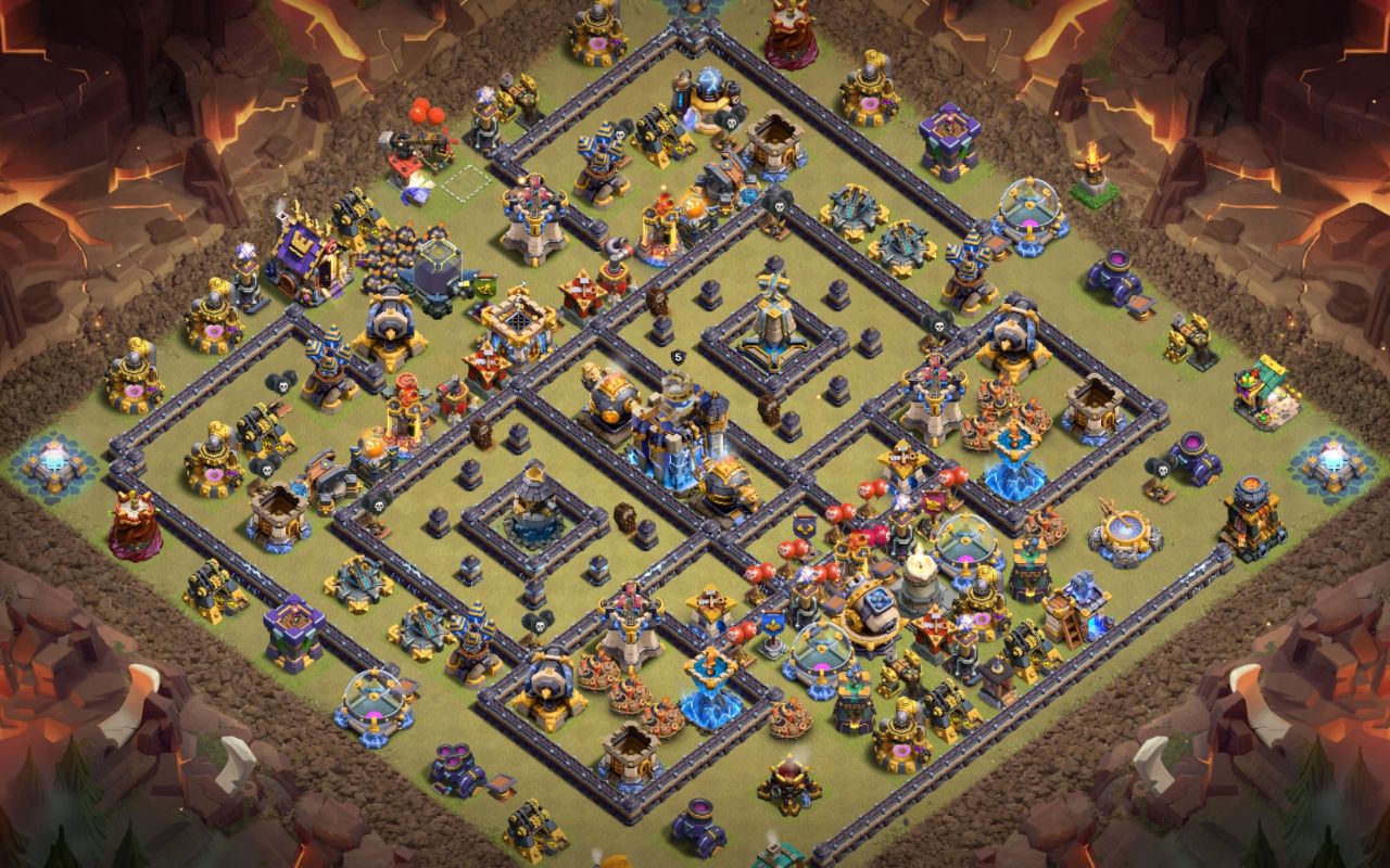 Town Hall 18 War Base layout by BH10