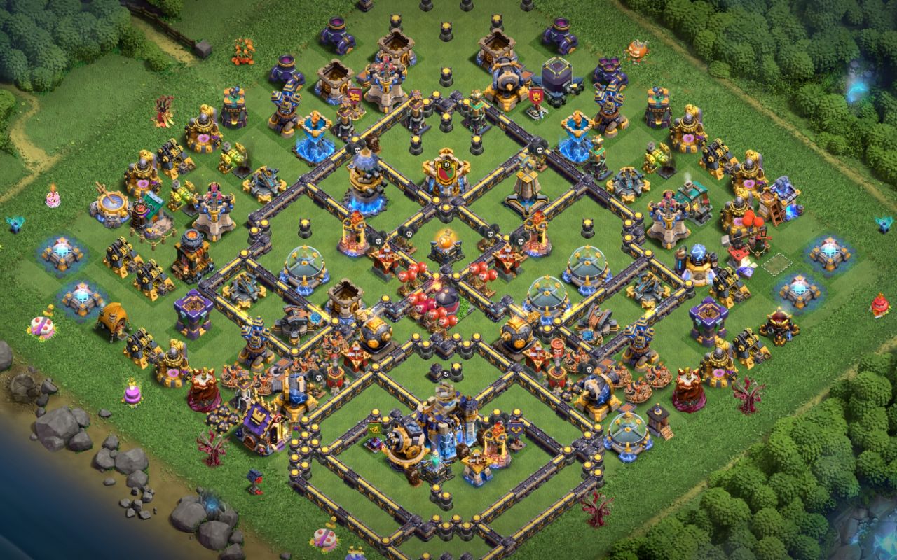 Town Hall 18 War Base layout by BH10