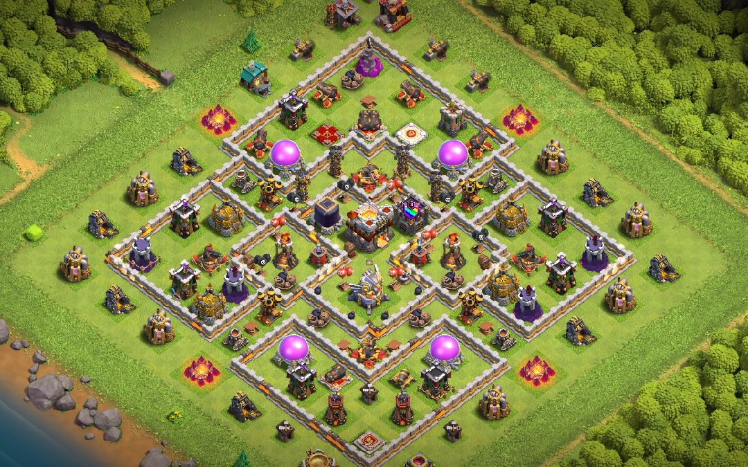 Town Hall 11 Hybrid Base layout by [°JAY-AR°]