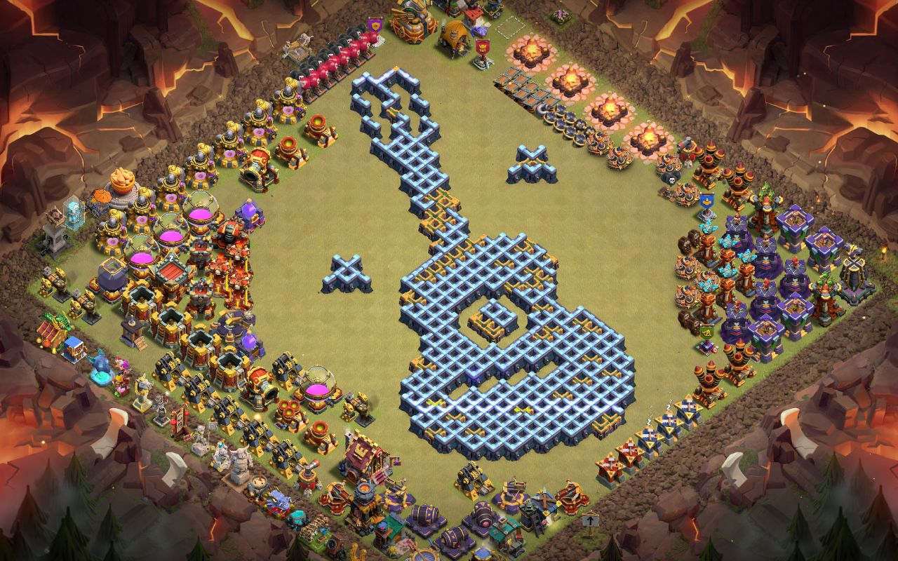 Town Hall 16 Farming Base layout by Rem