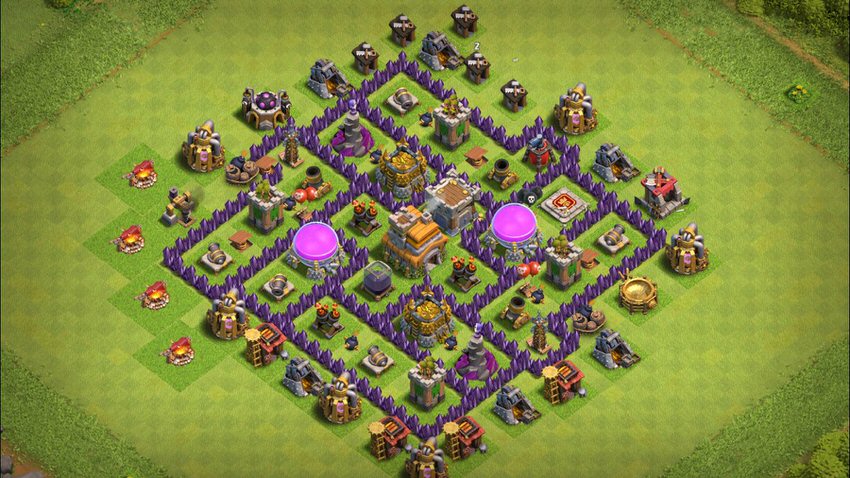 Town Hall 7 Trophy Base layout by TReX