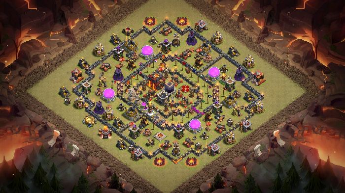 Town Hall 10 War Base layout by YT GAMING