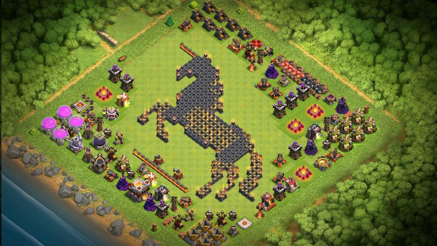 Town Hall 11 Fun Base layout by TReX