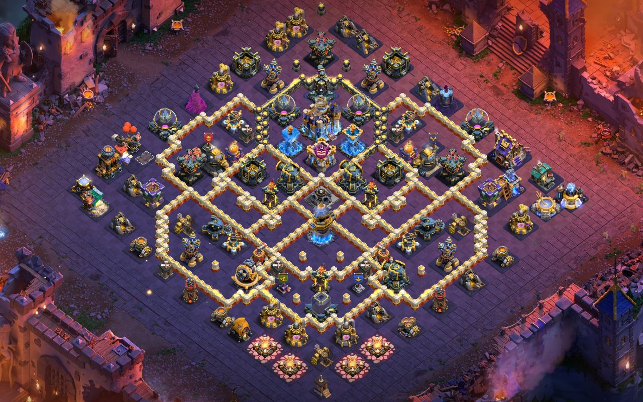Town Hall 18 CWL Base layout by `★★★`