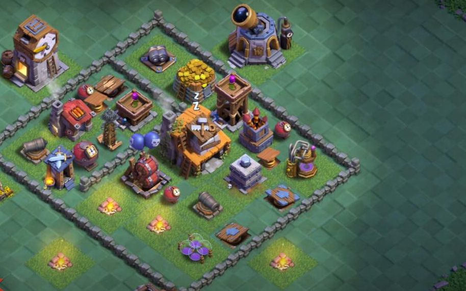 Builder Hall 4 Builder Base layout by XLR8
