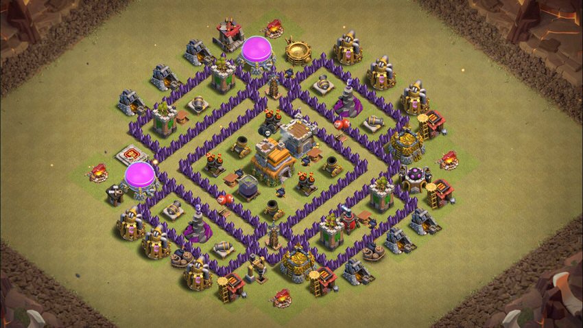Town Hall 7 War Base layout by TReX