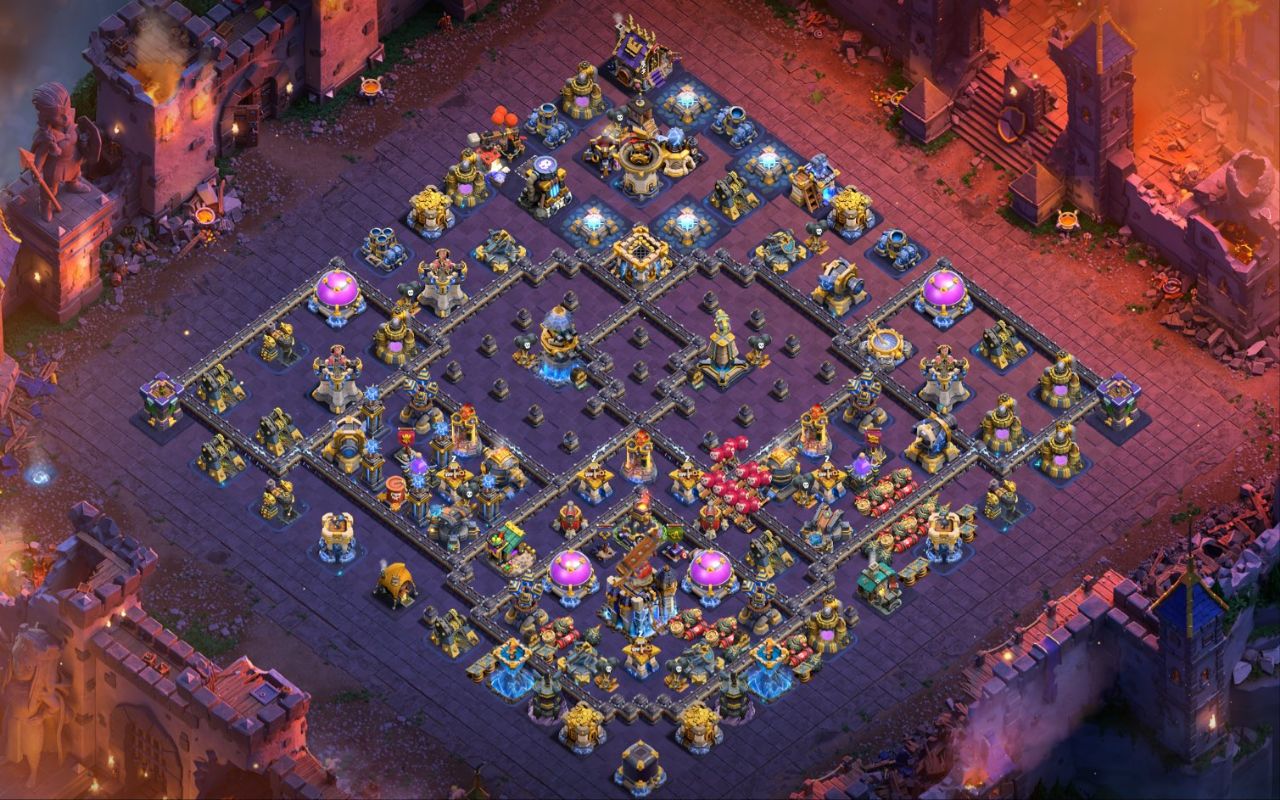 Town Hall 18 War Base layout by XLR8