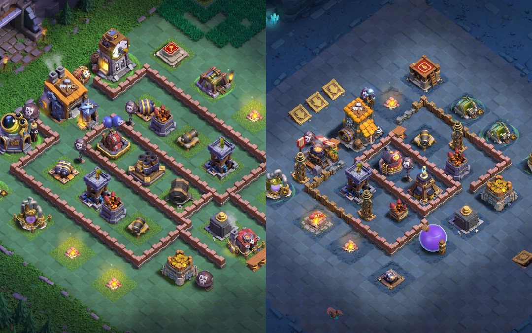 Builder Hall 8 Builder Base layout by Kwon Eunbi