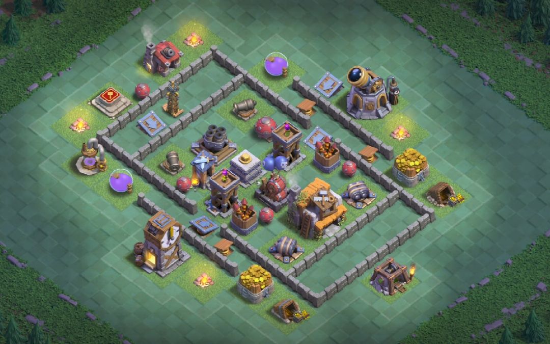 Builder Hall 5 Builder Base layout by XLR8