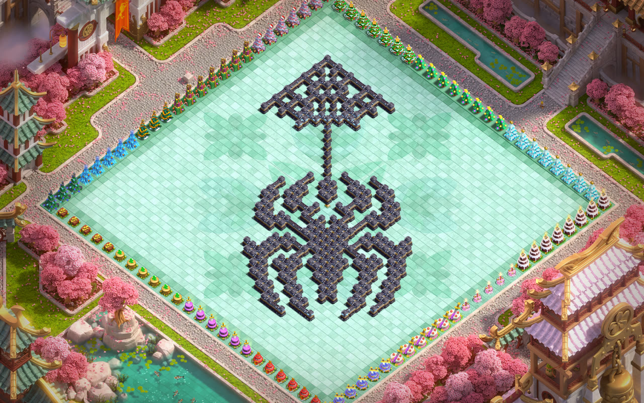 Town Hall 18 War Base layout by XLR8