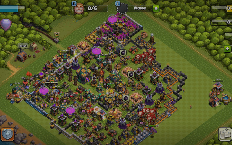 Town Hall 14 Trophy Base layout by User