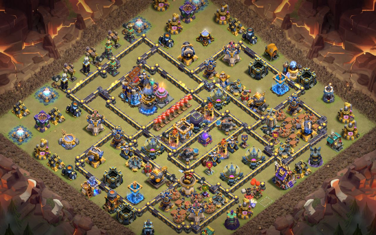 Town Hall 18 Trophy Base layout by BROTHERS ARMY