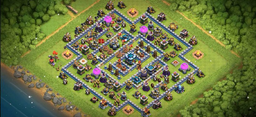 Town Hall 13 Trophy Base layout by TReX