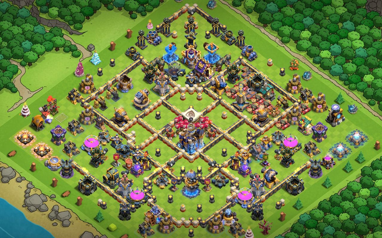 Town Hall 18 Trophy Base layout by 🔥🔥