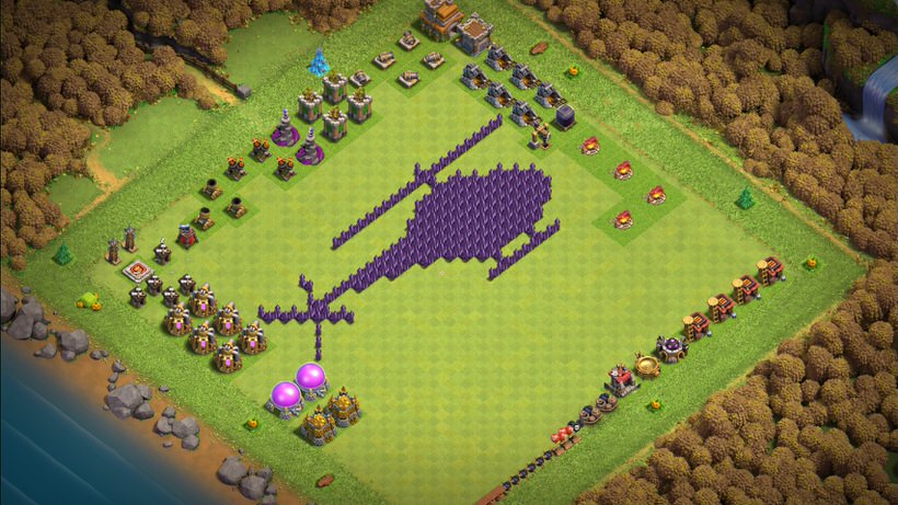 Town Hall 7 Fun Base layout by TReX