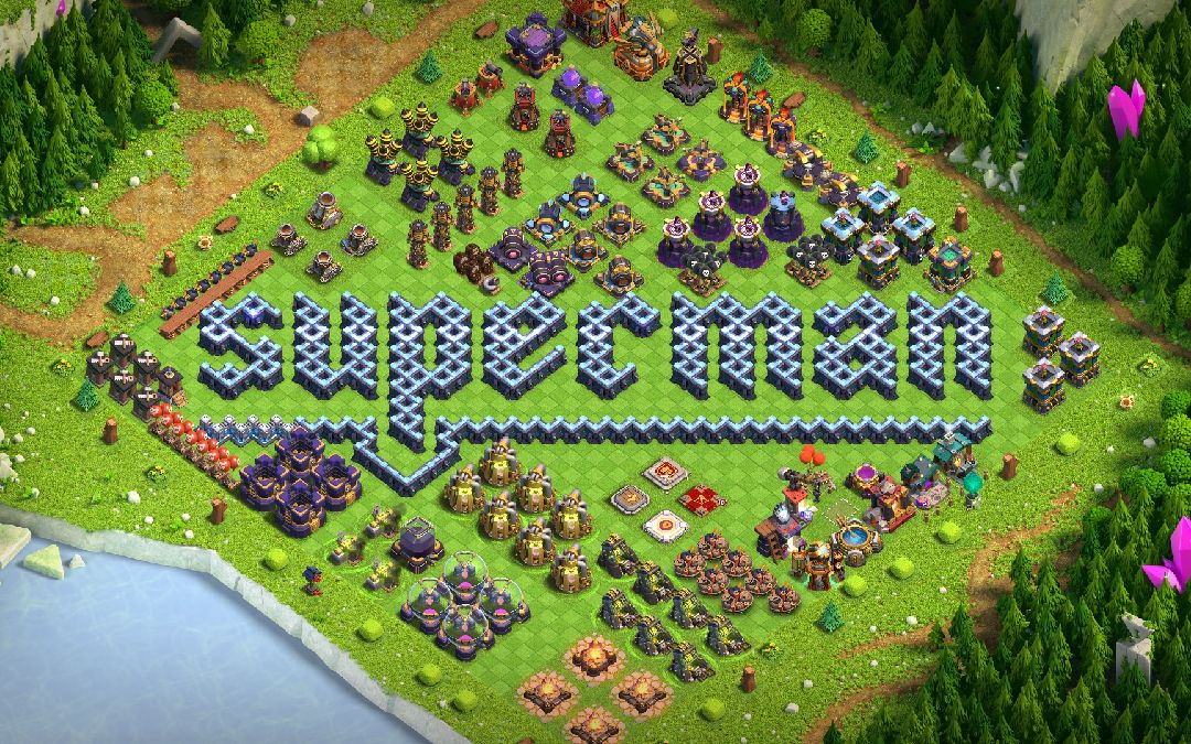 Town Hall 16 Hybrid Base layout by SONU
