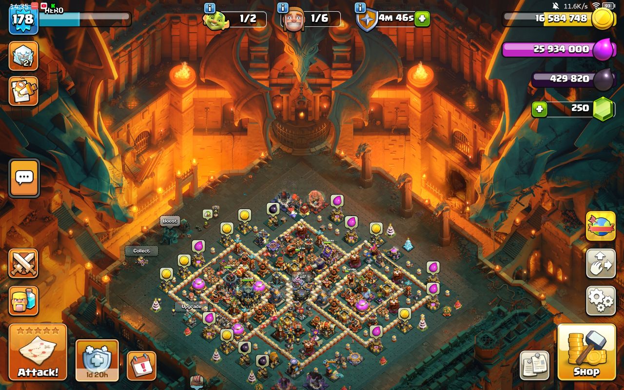 Town Hall 17 War Base layout by Hero