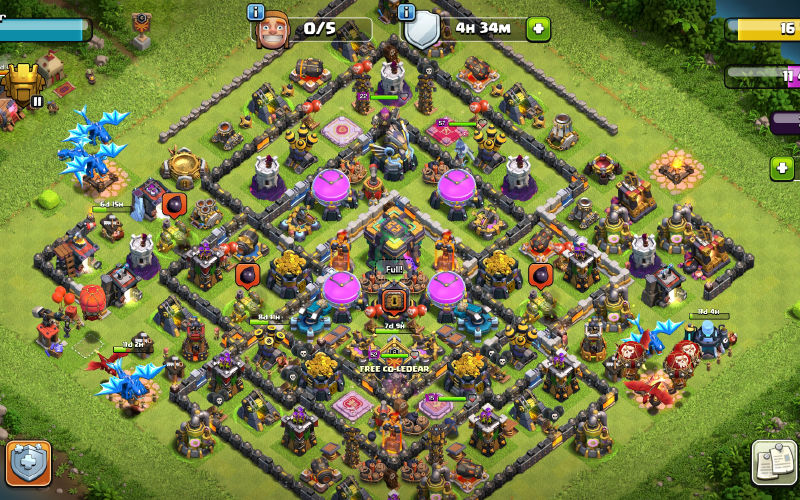 Town Hall 14 War Base layout by 乛AヤNEOヤX乛