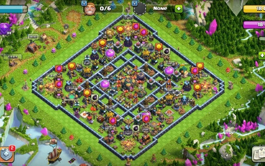 Town Hall 14 Farming Base layout by Gaming Sanged