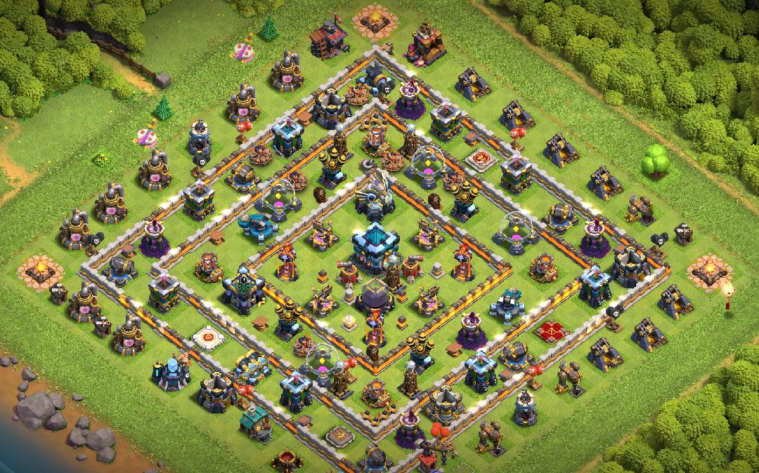 Town Hall 13 Farming Base layout by Trx