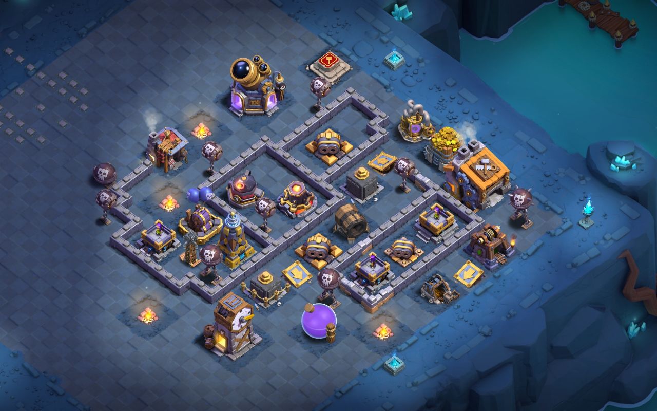 Builder Hall 9 Builder Base layout by Shakil Ahmed