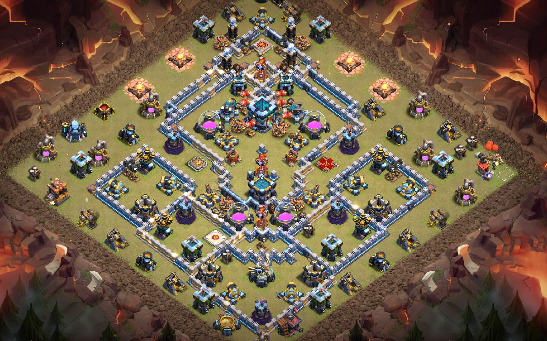Town Hall 13 War Base layout by XLR8