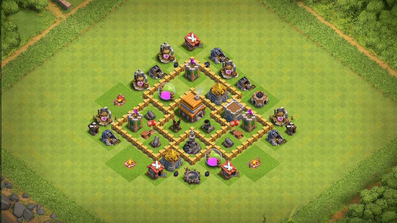 Town Hall 5 Hybrid Base layout by TReX