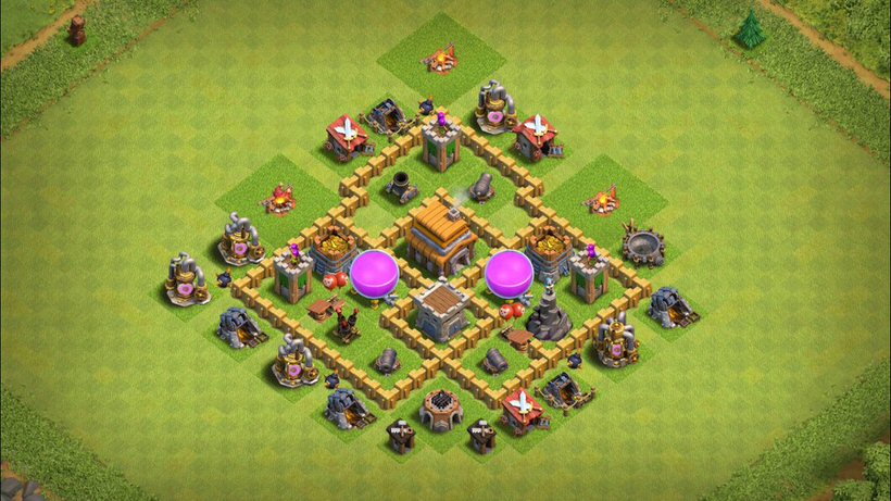 Town Hall 5 Hybrid Base layout by TReX