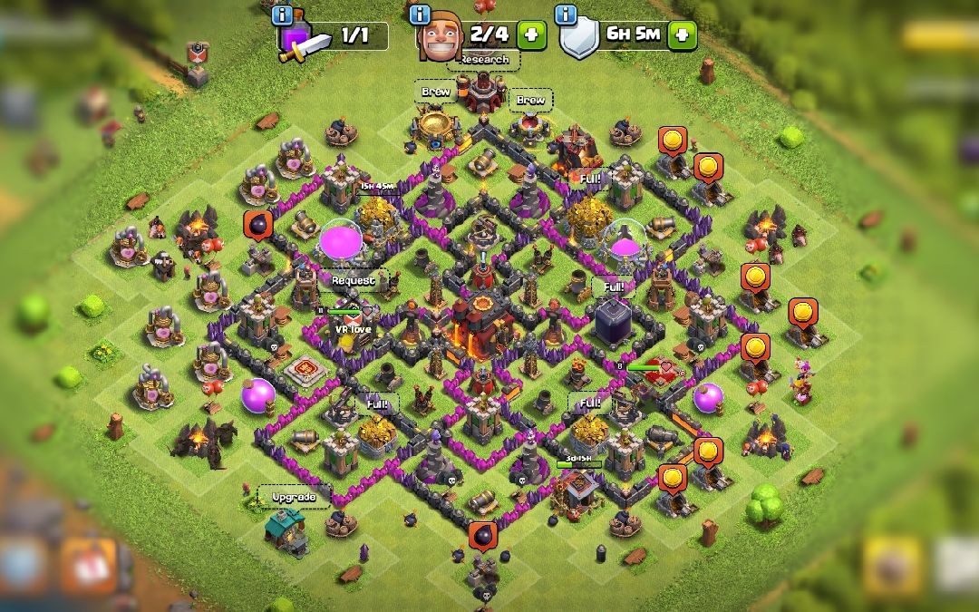 Town Hall 10 Hybrid Base layout by #Perfect_Gammer