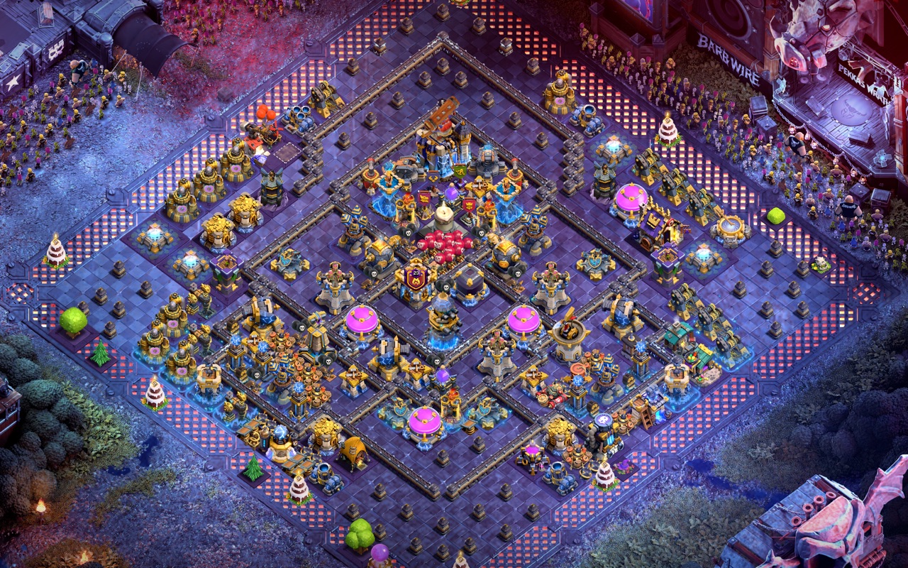 Town Hall 18 CWL Base layout by Mohammed