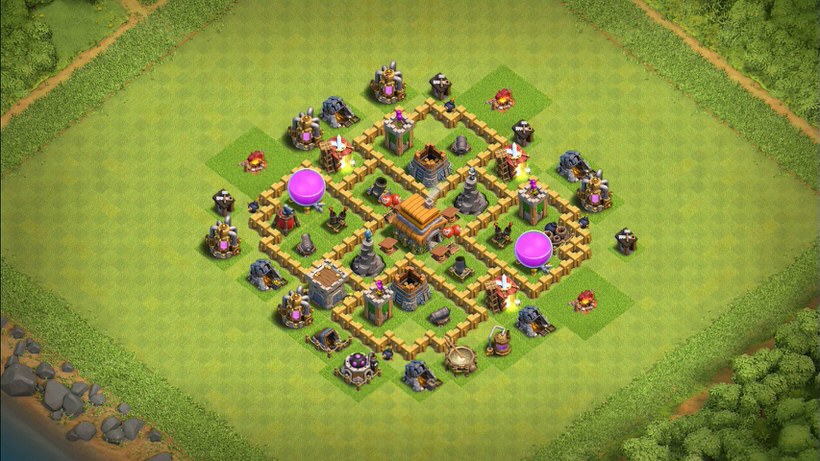 Town Hall 6 Farming Base layout by TReX