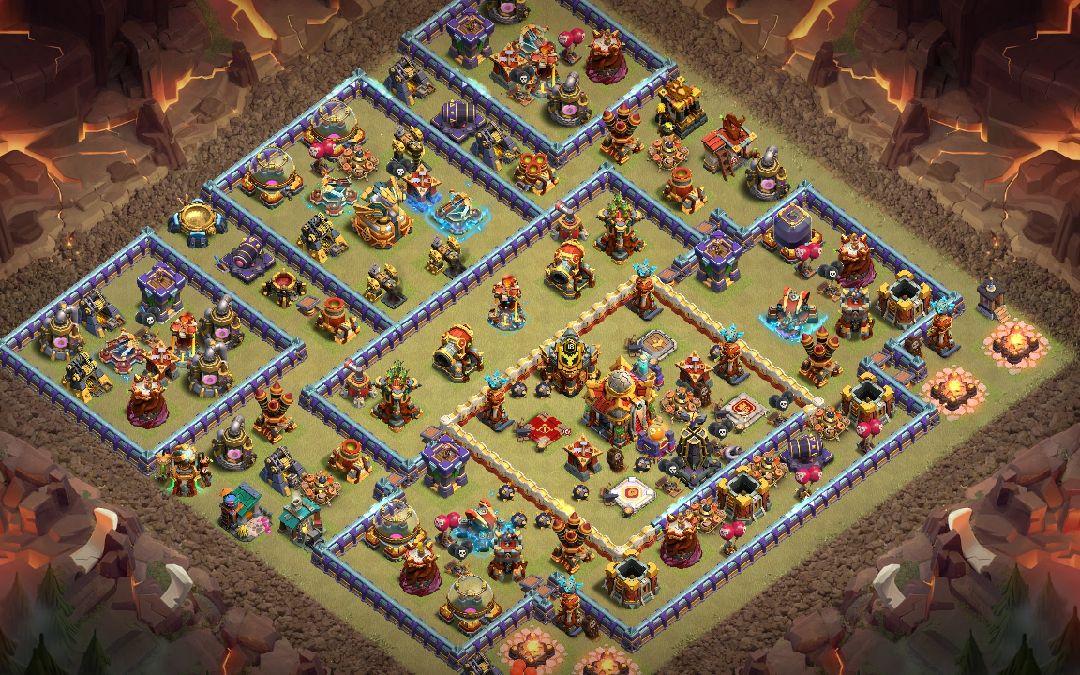 Town Hall 16 War Base layout by ong Naga