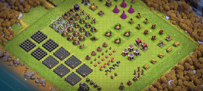 Town Hall 9 Fun Base layout by Asuna Yuuki