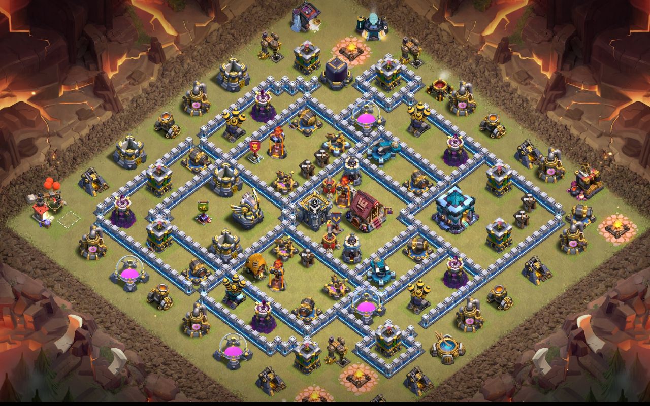 Town Hall 13 Trophy Base layout by PRIAIDAMAN77D