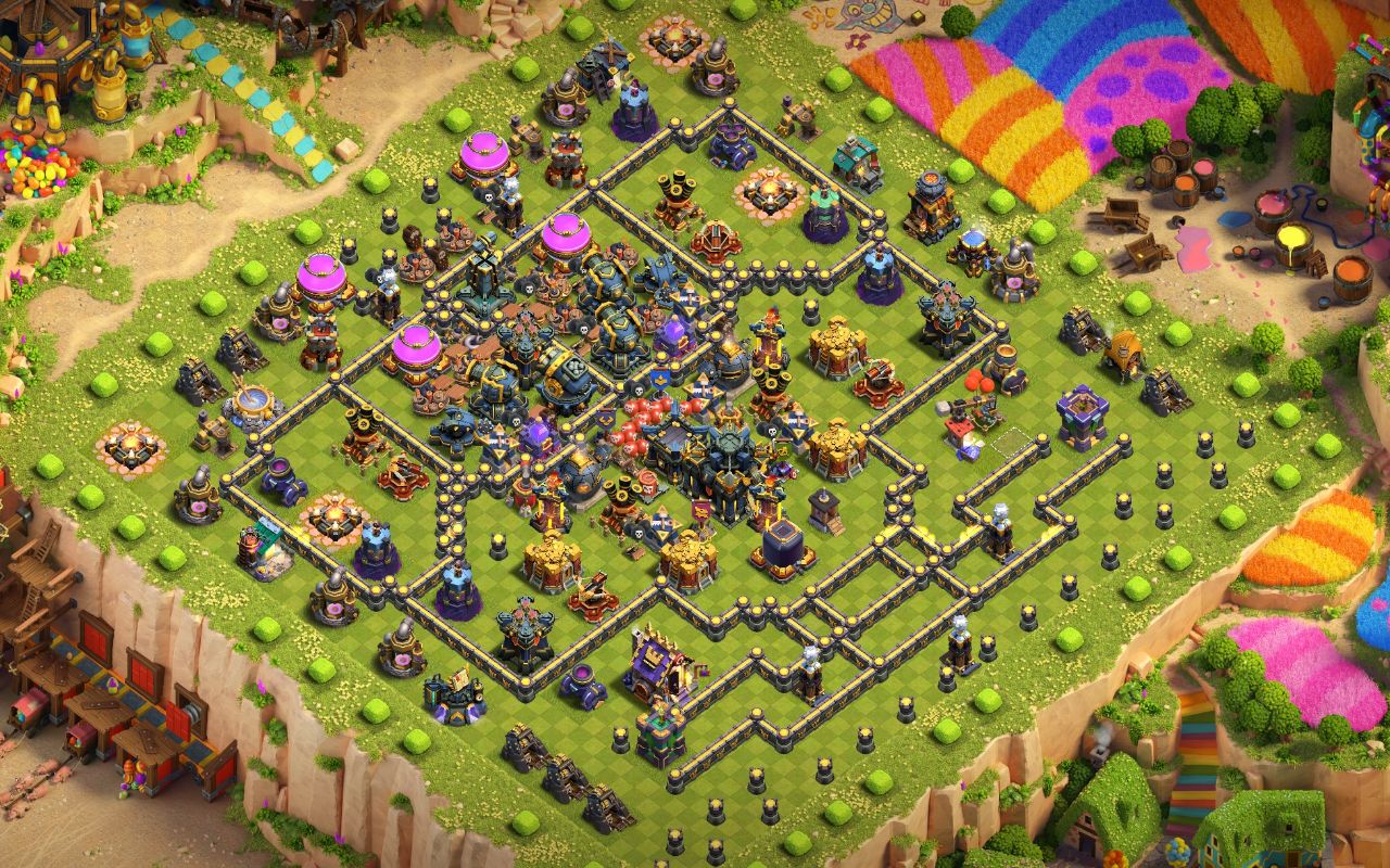 Town Hall 17 Trophy Base layout by Shakil Ahmed