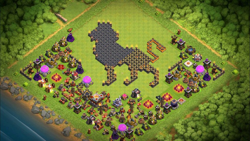 Town Hall 11 Fun Base layout by TReX