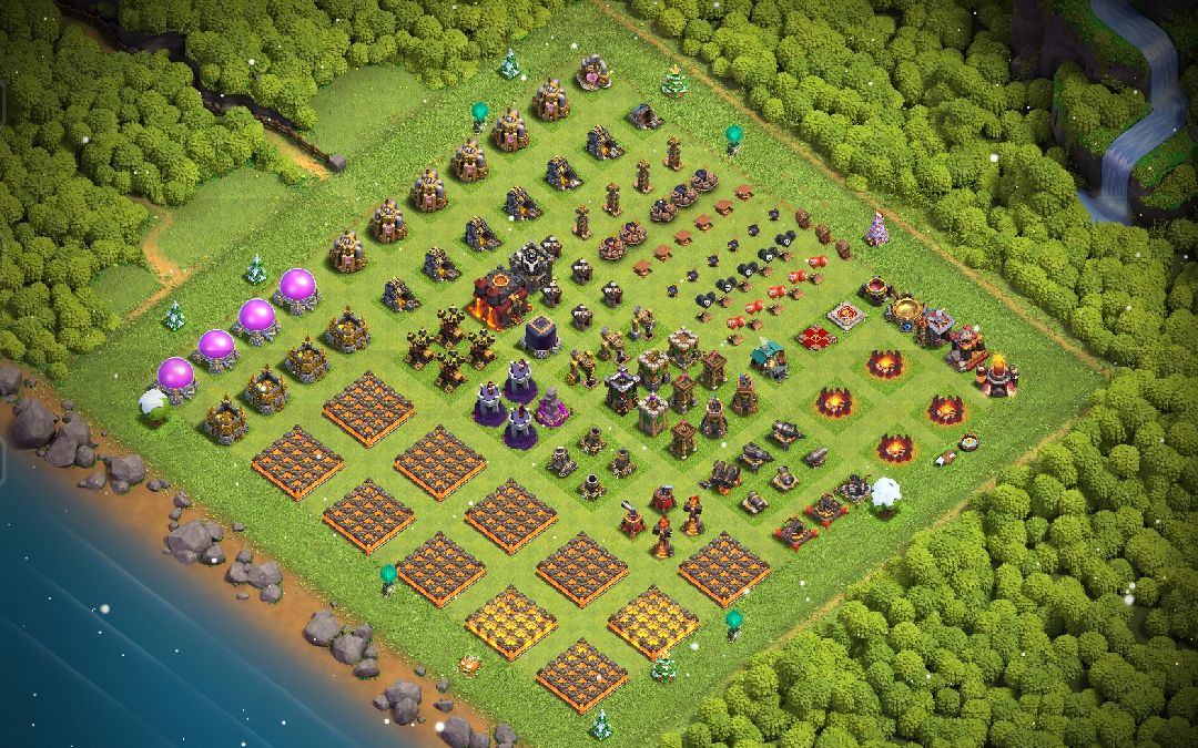 Town Hall 10 Farming Base layout by TEPA