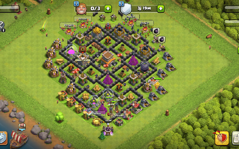 Town Hall 8 Farming Base layout by User