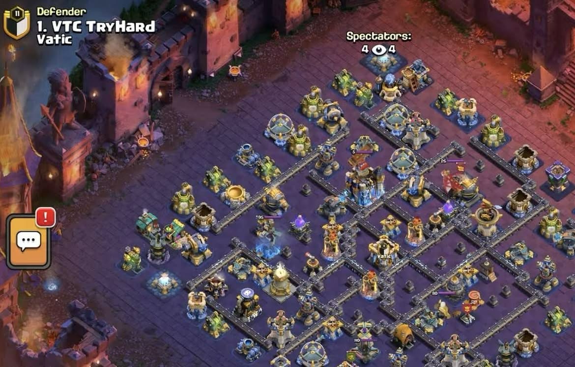 Town Hall 18 War Base layout by XLR8